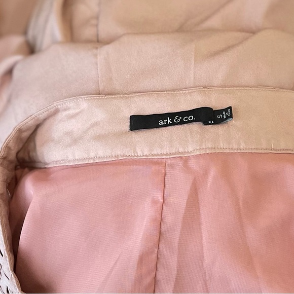 Anthropologie Minimalist Braided Waist High Waisted Mermaid Skirt in Pink Muave - Picture 8 of 15